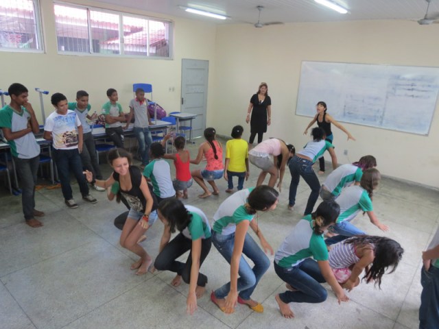 Experiência na escola Plínio Pinheiro