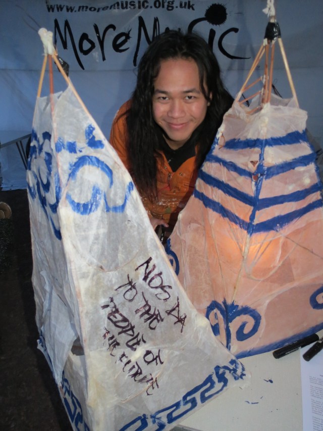 eric ng prepares for celebration of the cockles gatherers in morecambe