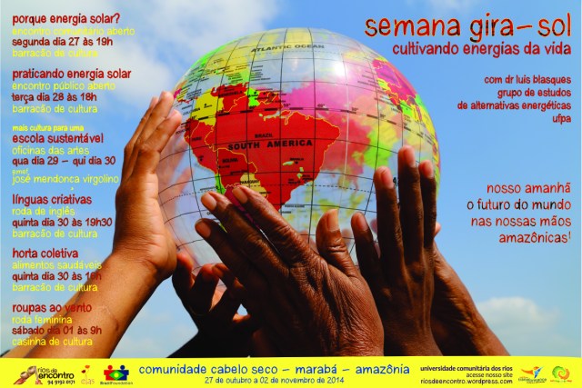 venha participar na semana gira-sol!