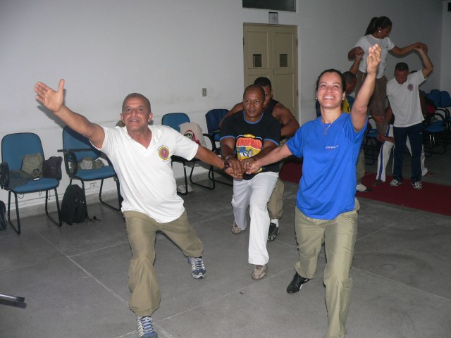 Rios de Encontro vem realizando cursos de formação com a Polícia Militar na Bahia desde 2009 e no Pará desde 2010